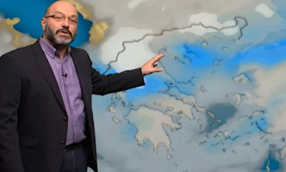 Σάκης Αρναούτογλου: Έρχεται μεγάλη πτώση της θερμοκρασίας και ισχυροί βοριάδες έως 9 μποφόρ